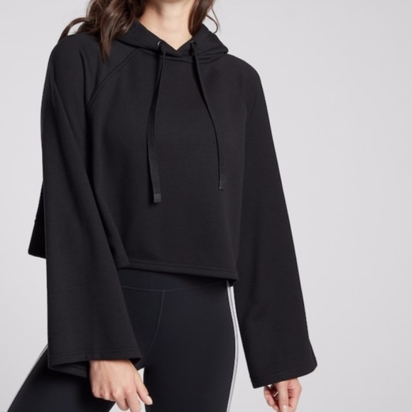 Athleta Tops - NWT Athleta Steady State BlackCrop Sweatshirt
